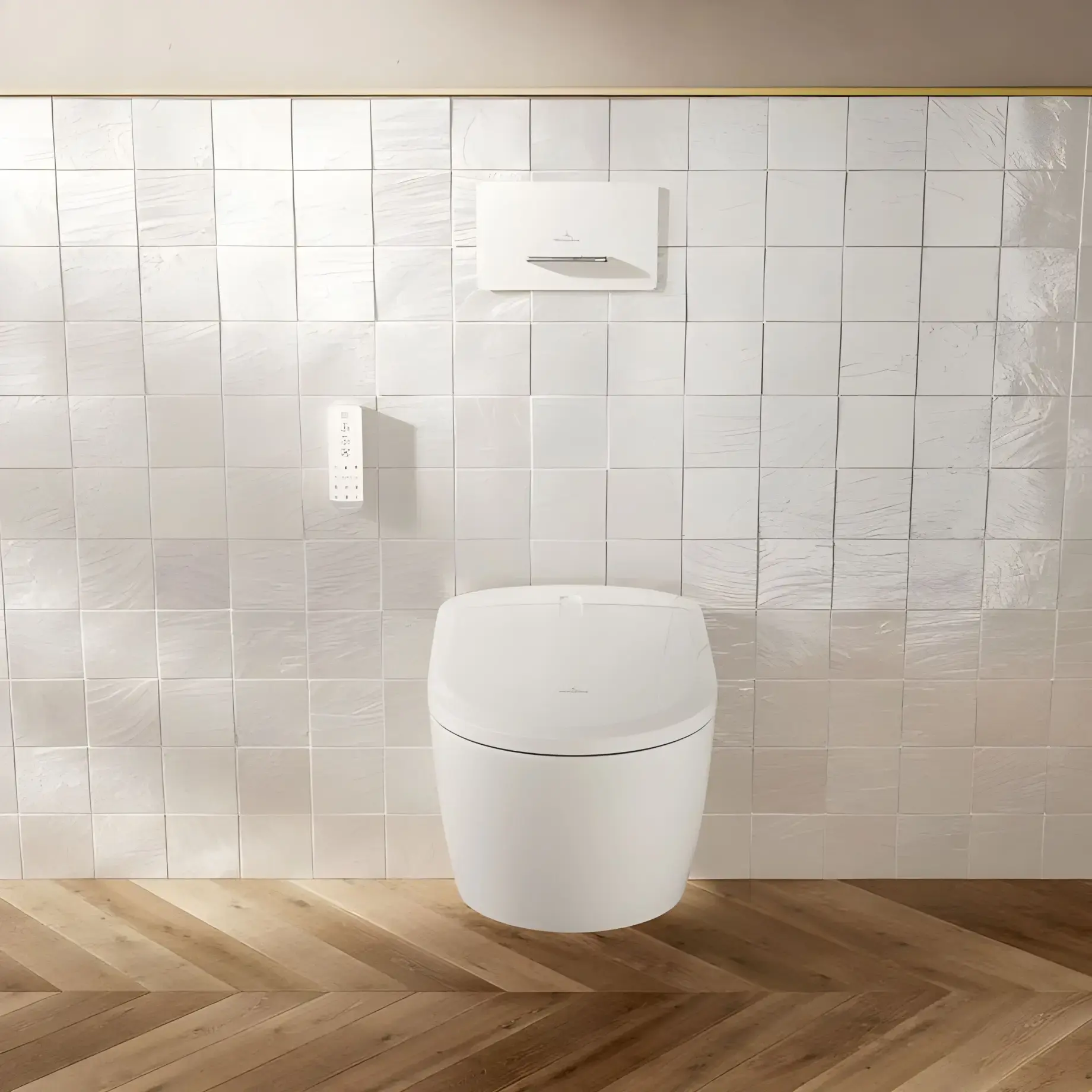 Унітаз ViClean Supreo Select Villeroy & Boch V16EN3R1 White Alpin CeramicPlus — бічний ракурс