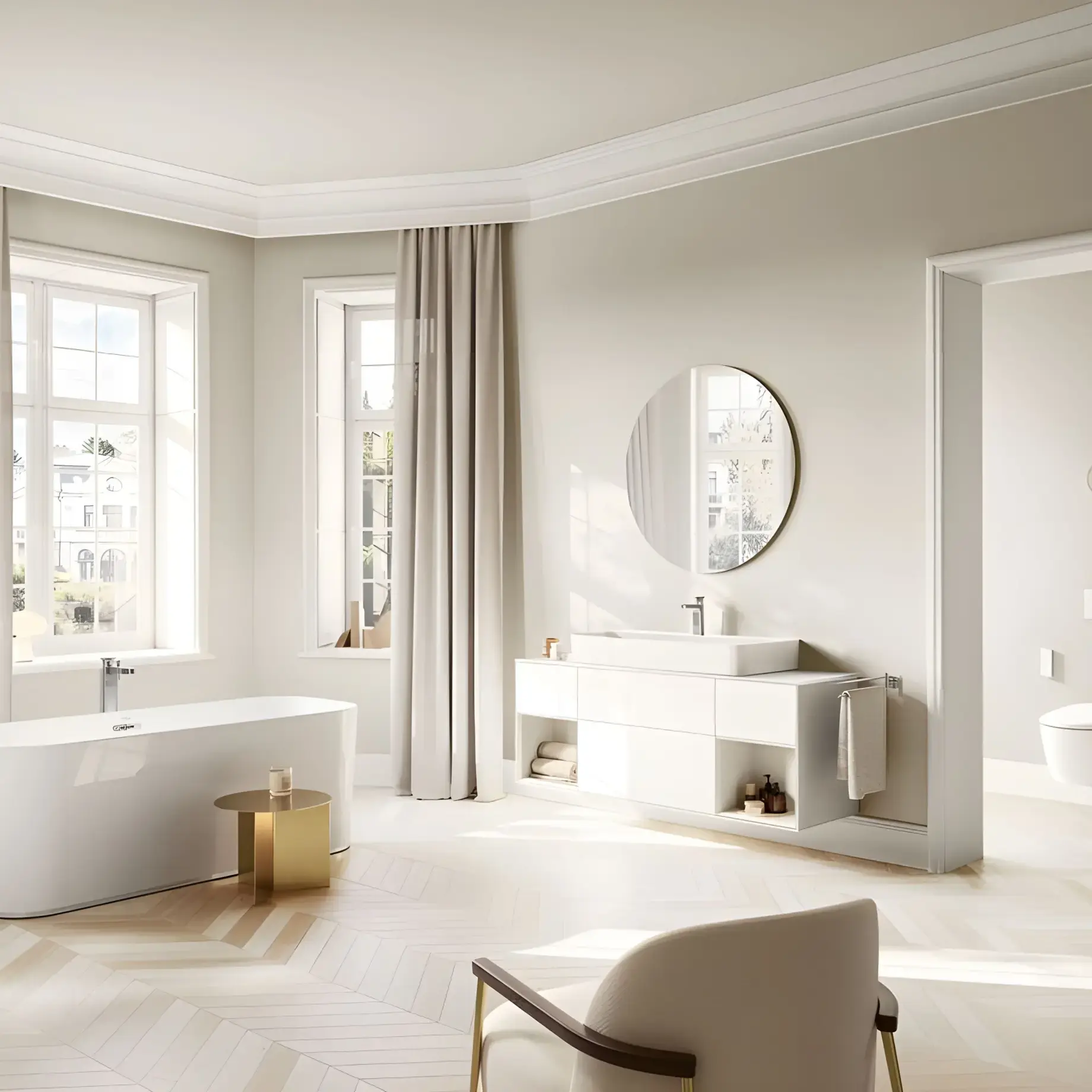 Унітаз ViClean Supreo Select Villeroy & Boch V16EN3R1 White Alpin CeramicPlus — вид ззаду