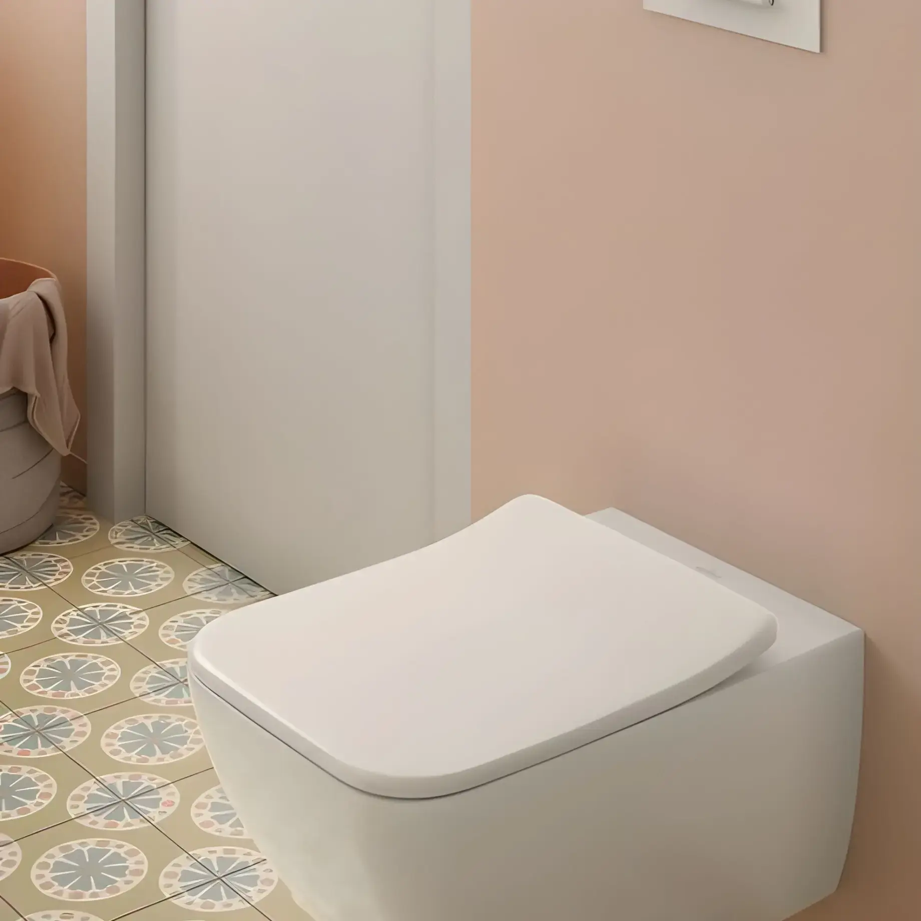 Змивна клавіша ViConnect 300S Villeroy & Boch 92216168 — вид згори