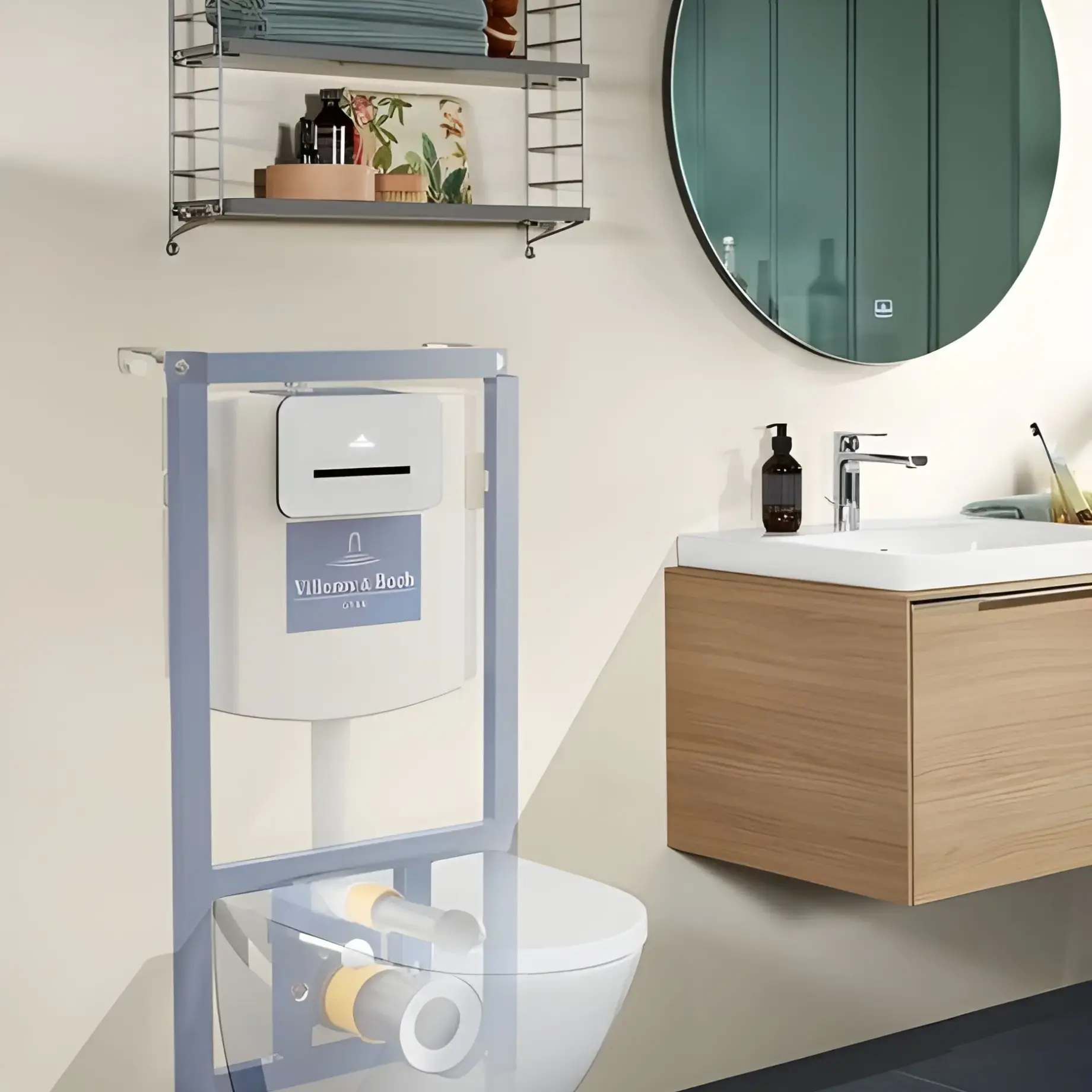 Інсталяція для унітазу ViConnect Villeroy & Boch 92242700 — бічний ракурс