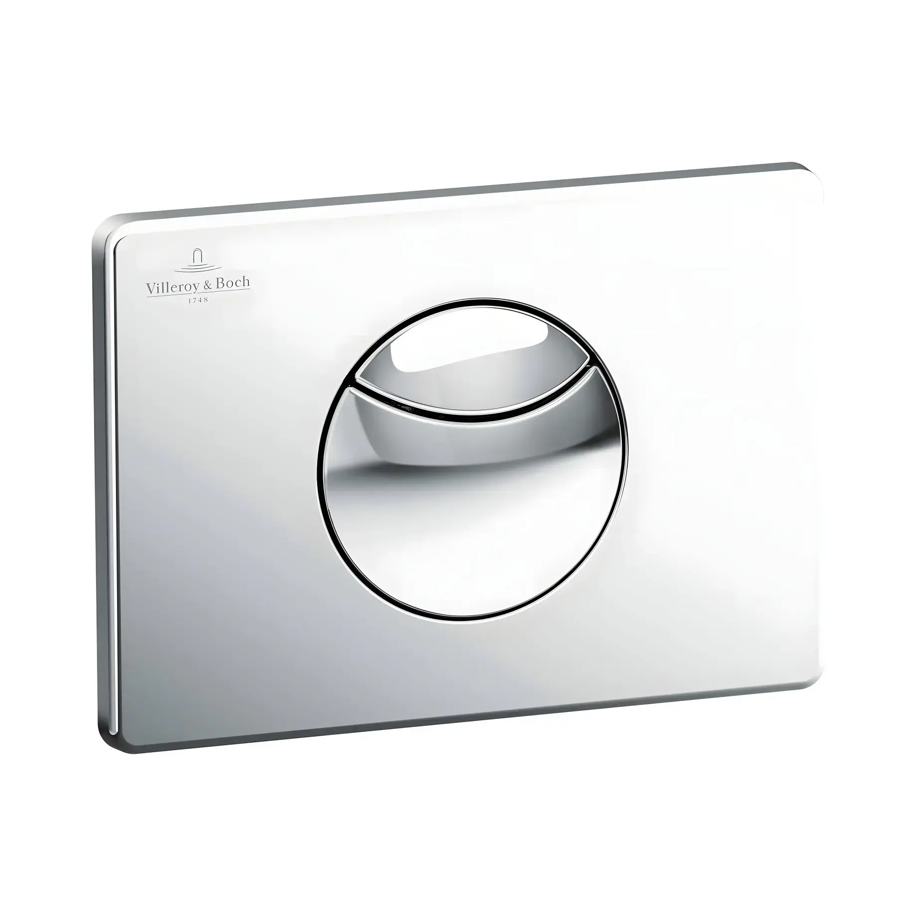 Панель смыва унитаза ViConnect 100S Villeroy & Boch 92248561 White Alpin — вид спереди