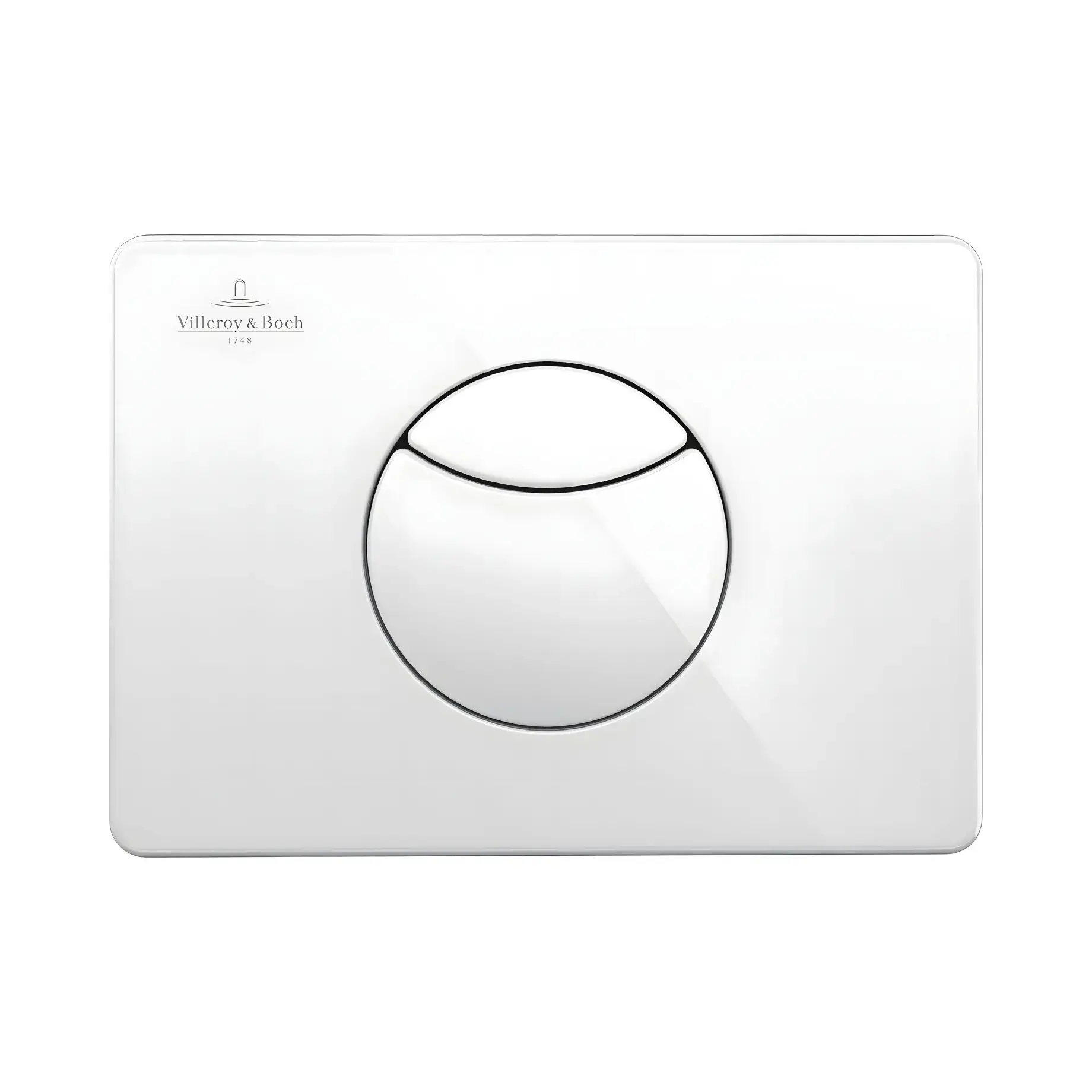 Змивна клавіша ViConnect 100S Villeroy & Boch 92248568 White — вид на білому тлі