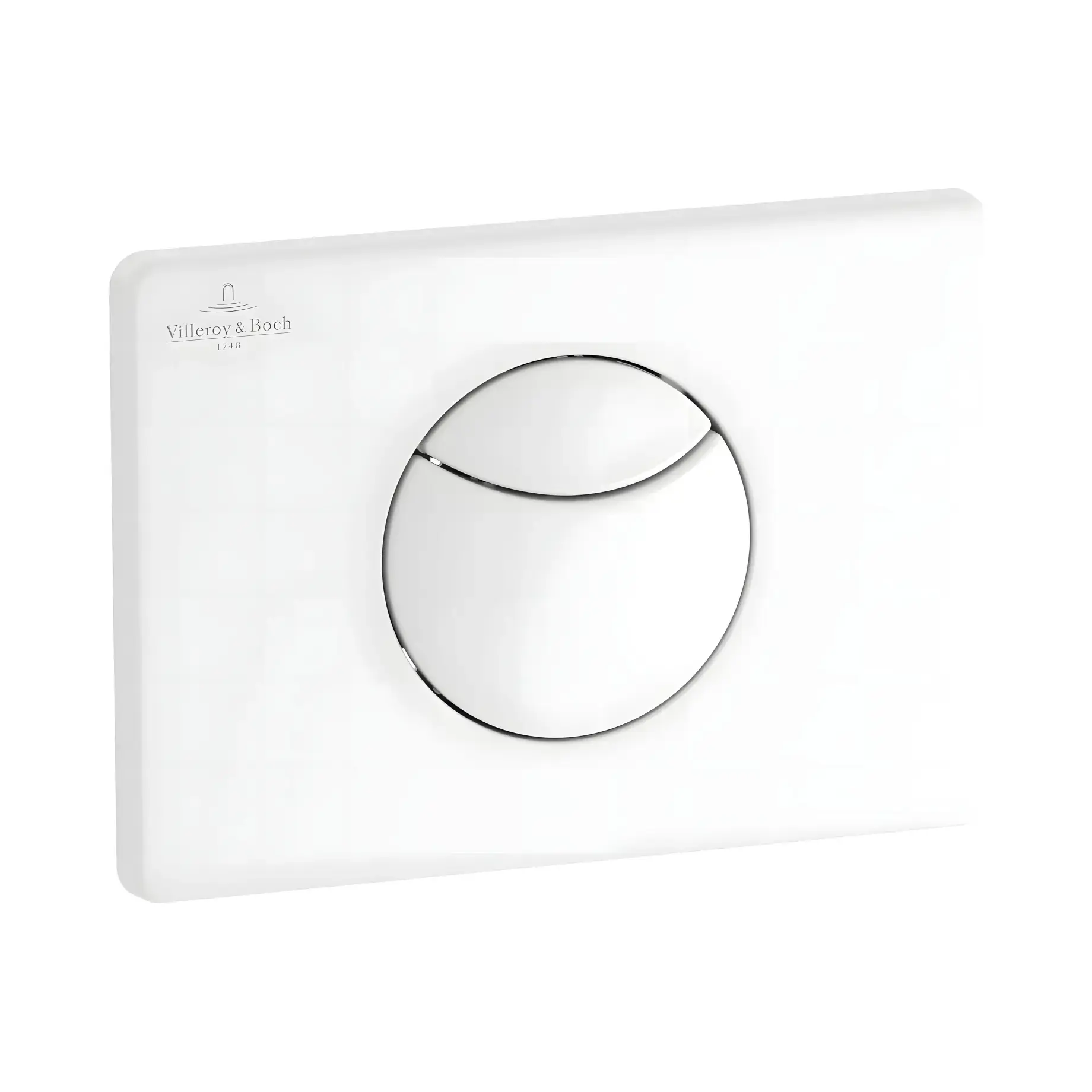 Змивна клавіша ViConnect 100S Villeroy & Boch 92248568 White — вид спереду