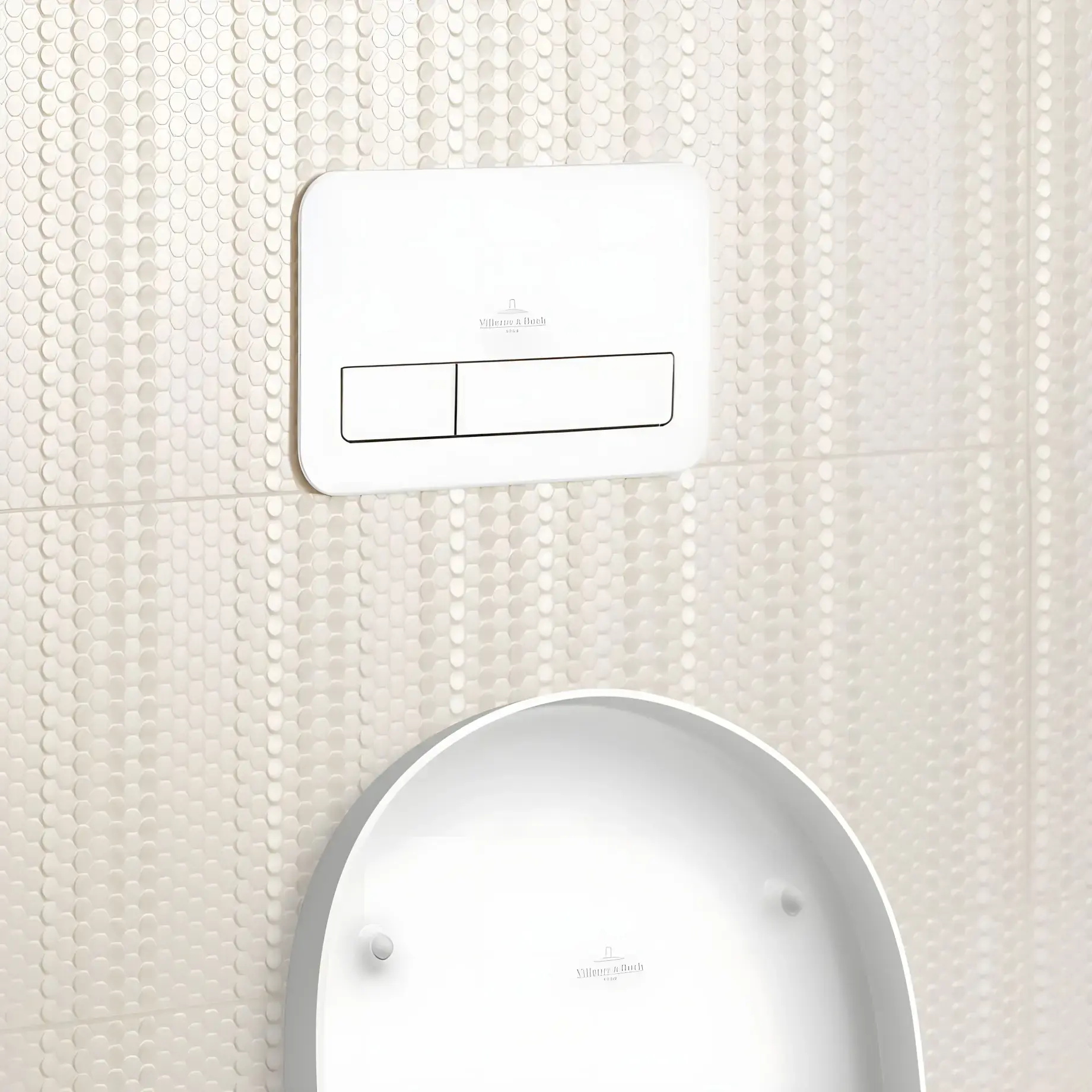 Змивна клавіша ViConnect 200S Villeroy & Boch 92249068 White — вид ззаду