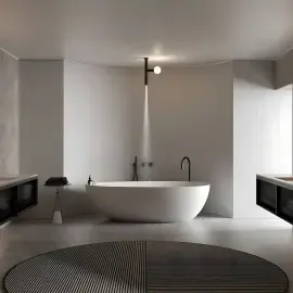 Ванна окремостояча ECLIPSE Antoniolupi ECLIPSE — вид спереду