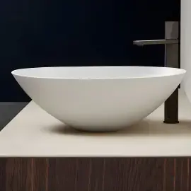 Умивальник VELO Antoniolupi VELOTONDO45 — бічний ракурс