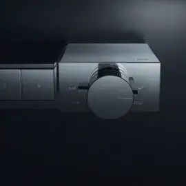 Змішувач термостат-поличка на 3 функції  Edge Axor 46140000 — вид спереду
