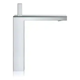 Змішувач для раковини MyEdition Axor 47020000 Chrome / Mirror Glass — бічний ракурс