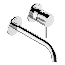Змішувач для умивальника Teo Line Bossini Z00730000030005 Chrome — вид на білому тлі