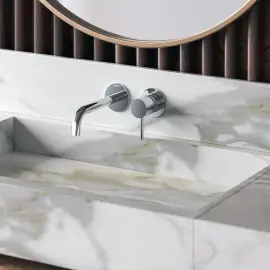 Змішувач для умивальника Teo Line Bossini Z00730000030005 Chrome — вид спереду