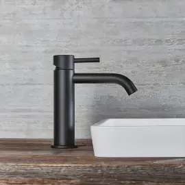 Змішувач для раковини K Line Bugnatese 5719SCNE Matt Black — вид спереду