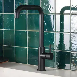 Змішувач для кухні K Line Bugnatese 5782NE Matt Black — вид спереду