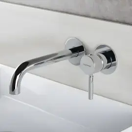 Змішувач для раковини Kobuk Bugnatese 2245CR Chrome — вид спереду