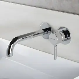 Змішувач для раковини Kobuk Bugnatese 2265SCCR Chrome — вид спереду