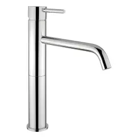 Змішувач для раковини Kobuk Bugnatese 2317SCR Chrome — вид на білому тлі