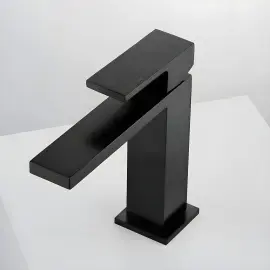 Змішувач для раковини Tetris Bugnatese 9113SCNE Matt Black — вид спереду