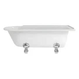 Ванна Hampton Burlington E14 + L1C — вид на білому тлі