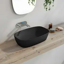 Умивальник Alvea Catalano 0622600022 Satin black — вид спереду