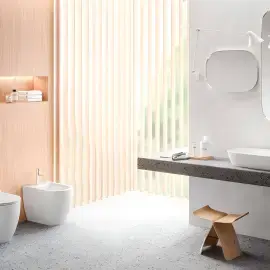 Умивальник Alvea Catalano 0622800021 Satin white — бічний ракурс