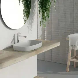 Умивальник Alvea Catalano 0624500023 Satin Cement — вид спереду