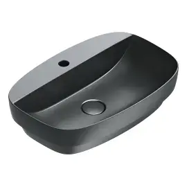 Умивальник Alvea Catalano 0625601022 Satin black — вид на білому тлі