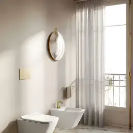 Унітаз підвісний Green Catalano 0411500001 + 0451200001 — вид спереду