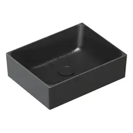 Умивальник Premium Catalano 0222450022 Satin black — вид на білому тлі