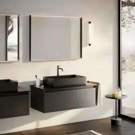 Умивальник Premium Catalano 0222600022 Satin black — вид спереду