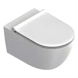Унітаз підвісний Sfera Catalano 0511550021 + 0551200021 Bianco Satinato — вид на білому тлі