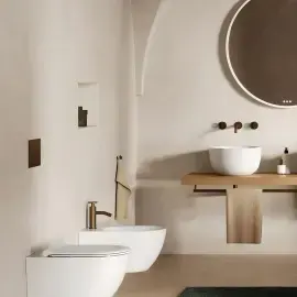 Унітаз підвісний Sfera Catalano 0511550021 + 0551200021 Bianco Satinato — бічний ракурс