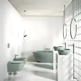 Унітаз підвісний Sfera Catalano 0511550028 + 0551200028 Acqua — вид спереду