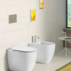 Унітаз підлоговий Sfera Catalano 0514550001 + 0551200001 Bianco Lucido — вид згори