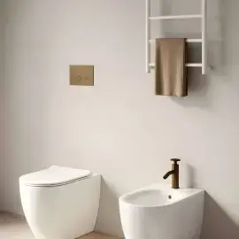 Унітаз підлоговий Sfera Catalano 0514550001 + 0551200001 Bianco Lucido — вид ззаду