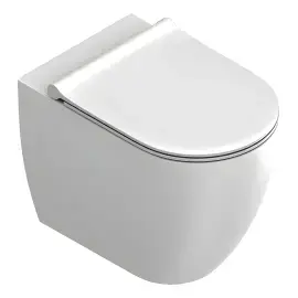 Унітаз підлоговий Sfera Catalano 0514550021 + 0551200021 Bianco Satinato — вид на білому тлі