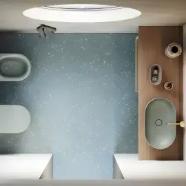 Біде підвісне Sfera Catalano 0518551028 Acqua — вид згори