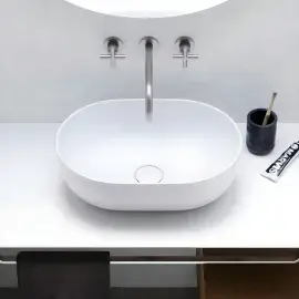 Умивальник Sfera Catalano 0522500021 Satin white — вид спереду