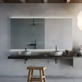 Умивальник Sfera Catalano 0523430023 Satin Cement — бічний ракурс
