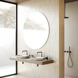 Умивальник Sfera Catalano 0524550029 Satin Sand — бічний ракурс