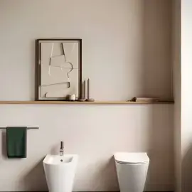 Унітаз підлоговий Zero Catalano 0114550021 + 0551200021 Bianco Satinato — вид спереду