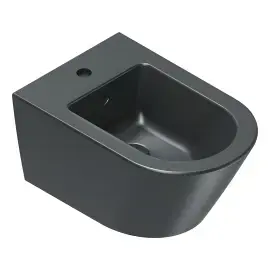 Біде підвісне Zero Catalano 0118551022 Nero Satinato — вид на білому тлі