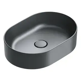 Умивальник Zero Catalano 0122500022 Satin black — вид на білому тлі