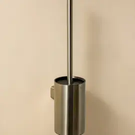 Щітка для унітазу Architect Cosmic WJC235A0000003 Brushed Stainless Steel — бічний ракурс