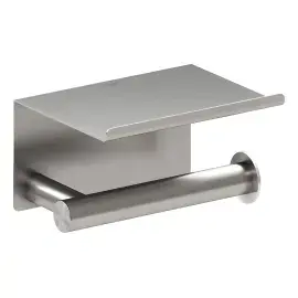 Тримач туалетного паперу з поличкою Architect Cosmic WJC235A0059003 Steel — вид на білому тлі