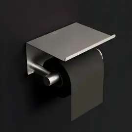 Тримач туалетного паперу з поличкою Architect Cosmic WJC235A0059003 Steel — вид спереду