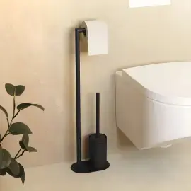 Стійка з тримачем туалетного паперу і щіткою  Architect S+ Cosmic WJC235A0097036 — вид спереду