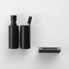 Дозатор для рідкого мила Mikado, чорний Decor Walther 0521160 Black Matt — вид спереду