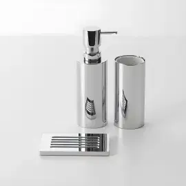 Дозатор для рідкого мила Mikado, хром Decor Walther 0521200 Chrome — вид спереду