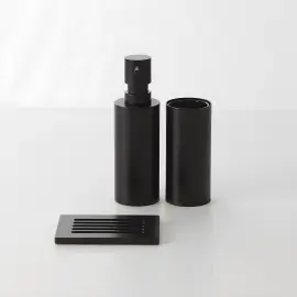 Дозатор для рідкого мила Mikado MK SSP, чорний Decor Walther 0521260 Black Matt — вид спереду