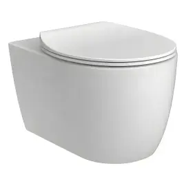 Унитаз Acqua New Devit 3020155 Белый глянец — вид на белом фоне