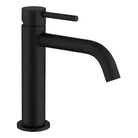 Змішувач для раковини Flow Devit 550534B Matt Black — вид на білому тлі